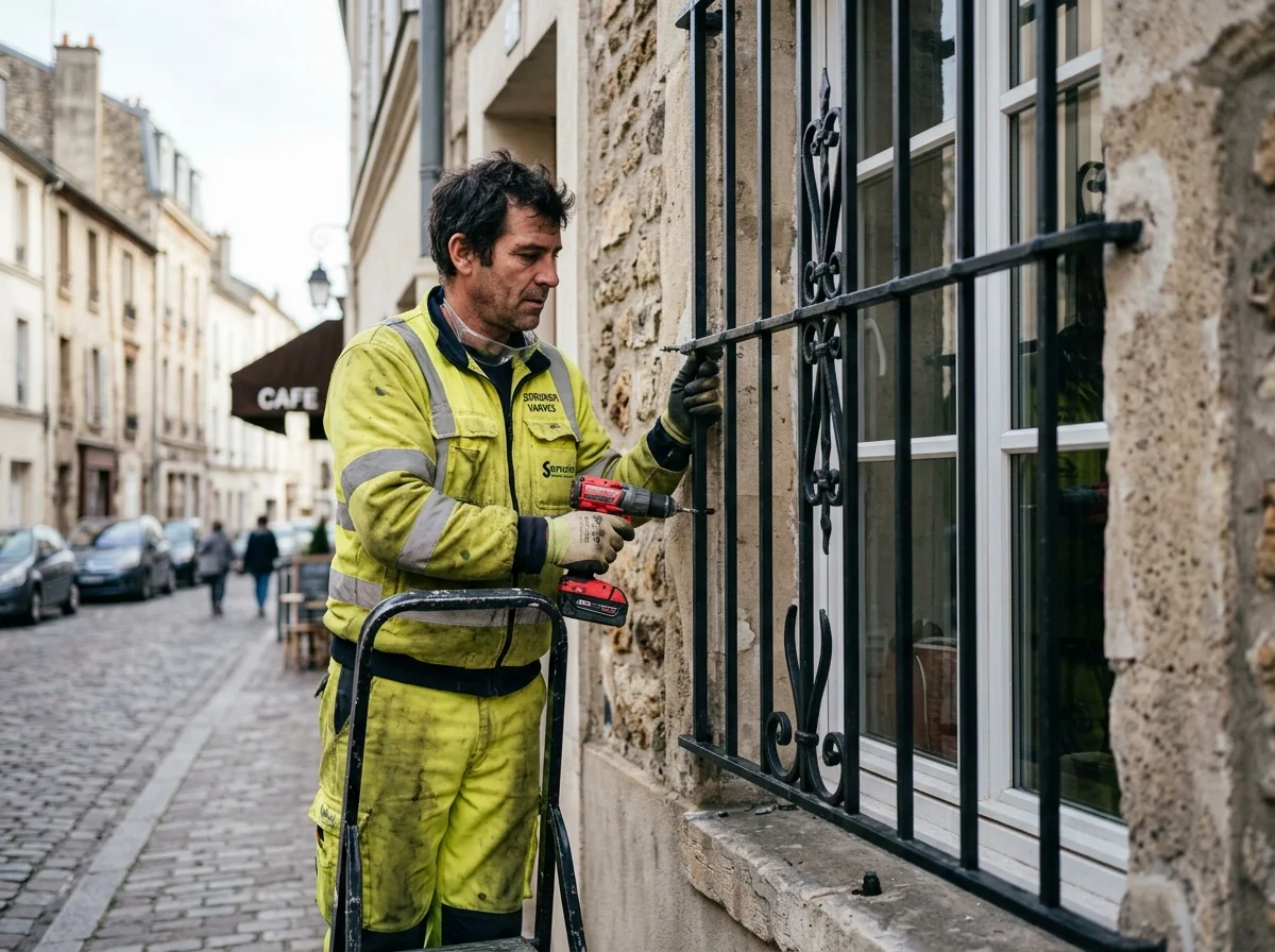 Métallerie · grilles de défense à Vanves